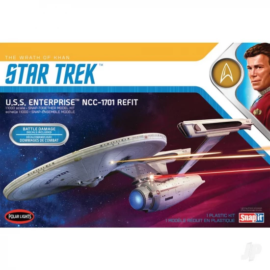 Polar Lights Star Trek U.S.S. Enterprise Refit Wrath of Khan Edition 2T