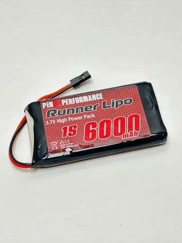 Pink Runner Tx LiPo 1S 3.7V-6000 (85x50x12mm)