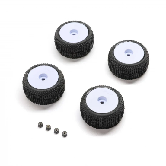 Blockade Tire - Pro-Line OE - Wheel - White - Mounted: Micro-T