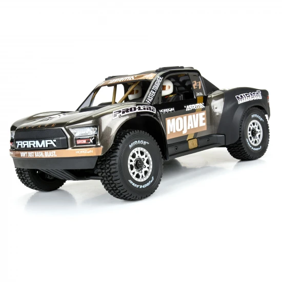 ProLine 1:16 Mirage TT F/R Tires MTD 12mm Silver IMPULSE (4): Mojave