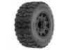 ProLine Jaeger HP Belted 2.8 Tyres Mounted on 12mm/14mm Black Raid Wheels (2)