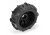 ProLine Dumont Tyres Mounted on 12 mm Black IMPULSE Wheels (4) - Mojave GROM