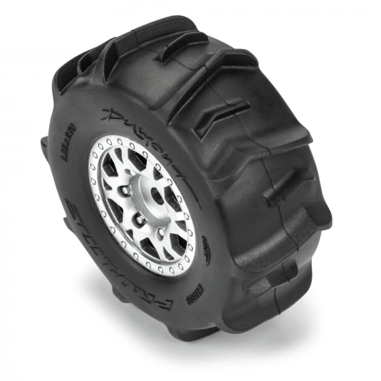 ProLine Dumont Tyres Mounted on 12 mm Black IMPULSE Wheels (4) - Mojave GROM