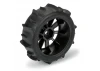 ProLine Dumont Tyres Mounted on 12mm Hex Black Mach-10 Wheels (4) - Typhon GROM