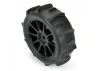 ProLine Dumont Tyres Mounted on 12mm Hex Black Mach-10 Wheels (4) - Typhon GROM