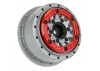 ProLine Raid Bead Loc 12/14mm Hex SC Wheels - Red/Gray (2)