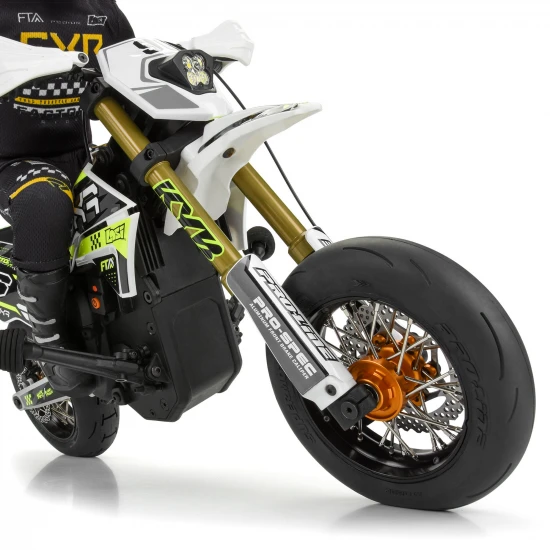 1/4 Pro-Spec Aluminium V2 Bead Front Wheel Black/Gold (1): (2)