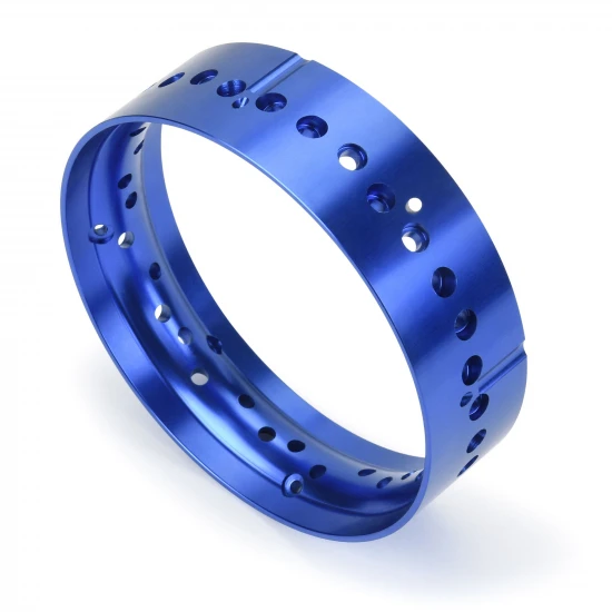 1/4 Pro-Spec Blue Aluminium Front Rim: Promoto-SM