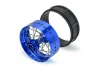 1/4 Pro-Spec Aluminium V2 Bead Rear Wheel Blue/Blue (1): Prom