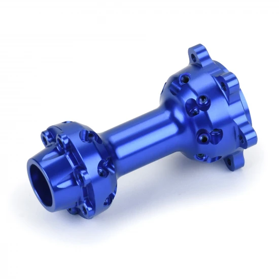 1/4 Pro-Spec Aluminium Rear Hub Blue: Promoto-SM