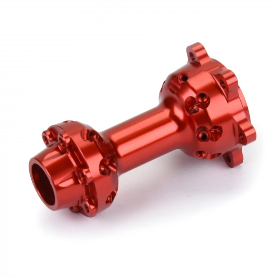 1/4 Pro-Spec Aluminium Rear Hub Red: Promoto-SM