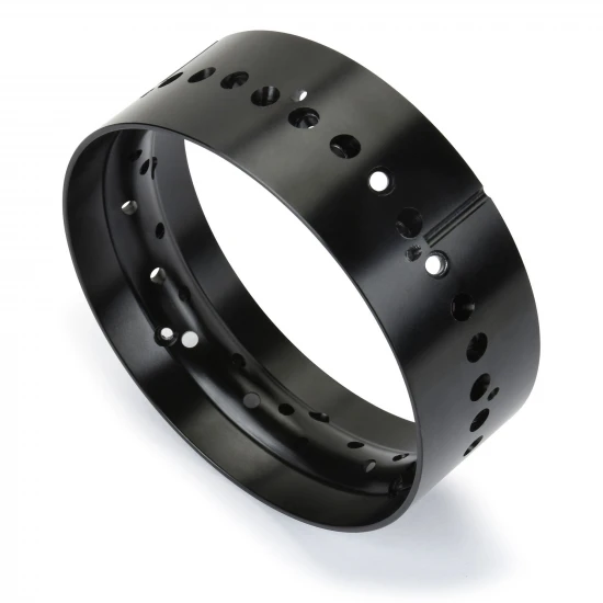 1/4 Pro-Spec Aluminium Rear Rim Black: Promoto-SM