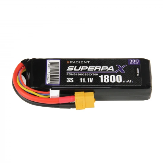 Radient Lipo 3S 1800Mah 11.1V 30C XT60