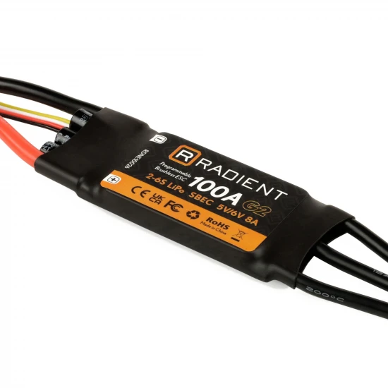Radient 100A G2 ESC / SBEC (2-6 Cell)