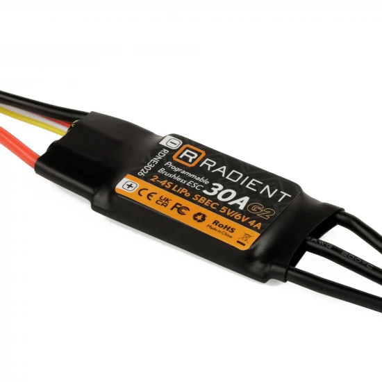 Radient 30A G2 ESC / SBEC (2-4 Cell)