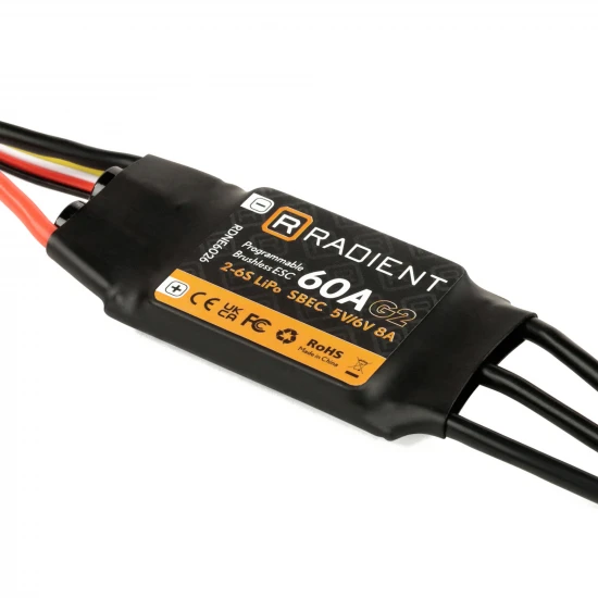 Radient 60A G2 ESC / SBEC (2-6 Cell)
