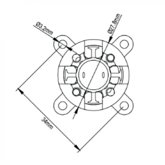 Radient Brushless Motor 2826 1300KV (2-3S)