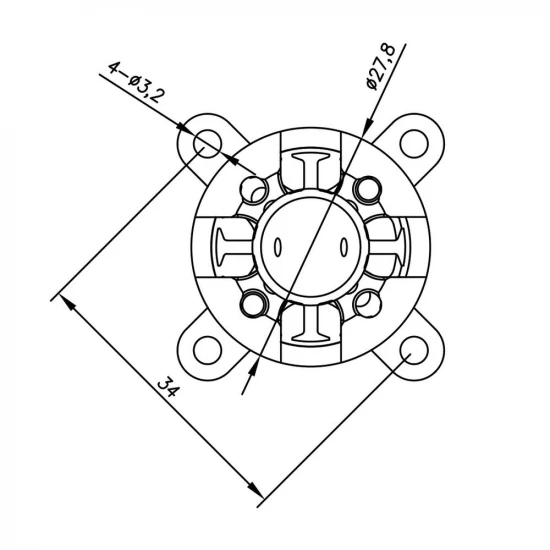 Radient Brushless Motor 2830 1300KV (2-3S)