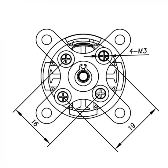 Radient Brushless Motor 2830 1300KV (2-3S)