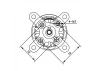 Radient Brushless Motor 2830 1300KV (2-3S)