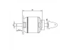 Radient Brushless Motor 2836 1200KV (2-4S)