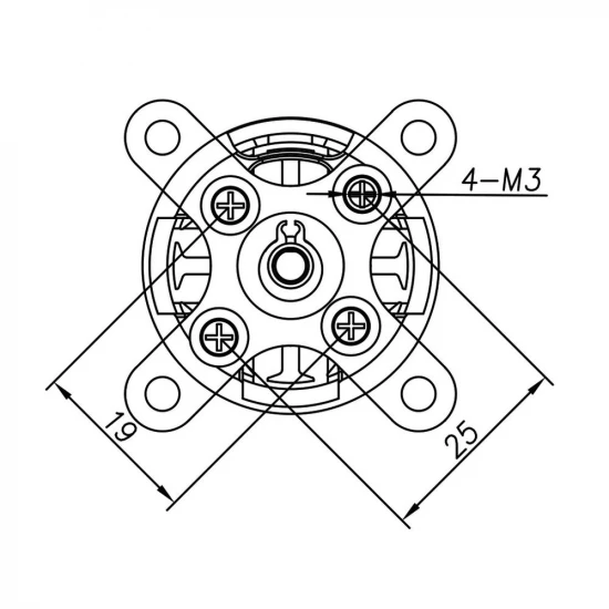 Radient Brushless Motor 3548 1100KV (2-4S)