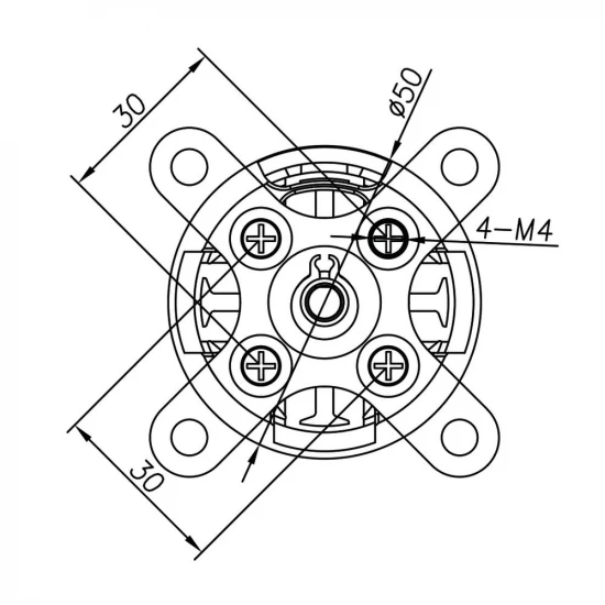 Radient Brushless Motor 5045 720KV (3-5S)
