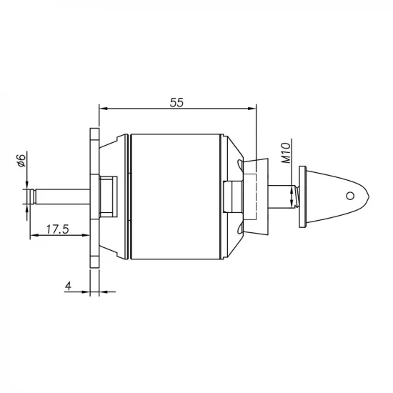 Radient Brushless Motor 5055 760KV (3-5S)