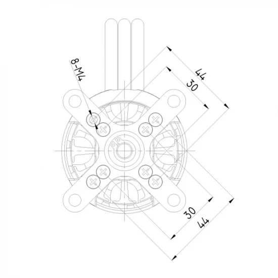Radient Brushless Motor 6354 200KV (4-10S)