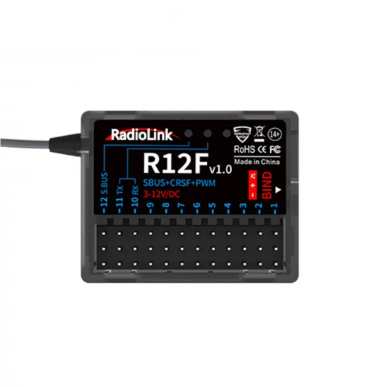 RadioLink R12F 12 Channel PWM SBUS Receiver
