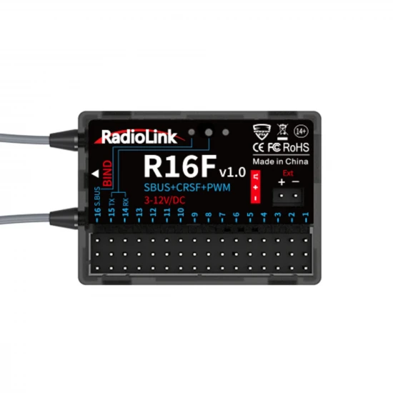 RadioLink R16F 16 Channel PWM SBUS Receiver