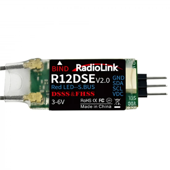 RadioLink R12DSE 12 Channel S.BUS Mini Receiver
