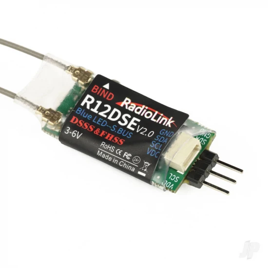 RadioLink R12DSE 12 Channel S.BUS Mini Receiver