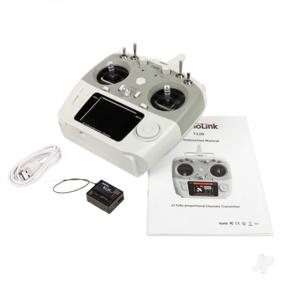 RadioLink T12D Transmitter with R12F Receiver (Mode 2)