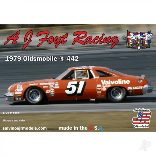 Salvinos JR Models 1:24 Richard Petty 1976 Dodge Charger with Vinyl Wrap Decals