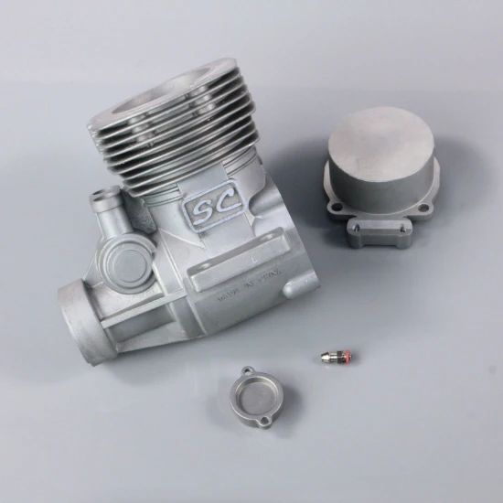 SC Crankcase and back plate, cam cover (for SC180FS)
