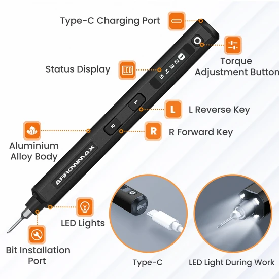 SES Electric Screwdriver 72 in 1 - Black Case