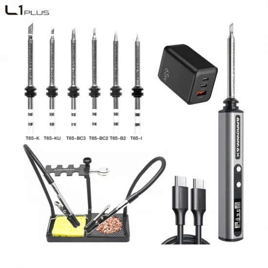 L1 PLUS Soldering Iron Set with Aluminium Bracket