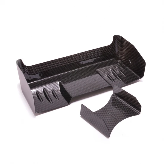 AEROX 1:8 Polycarbonate Wing - 1.2mm Carbon Fibre Effect (2 Part)