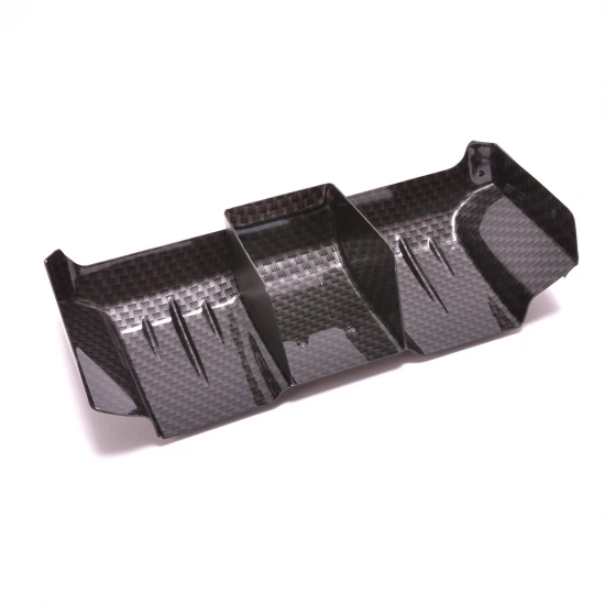AEROX 1:10 Wide Rear Wing - 1mm Carbon Fibre Effect (2 part)