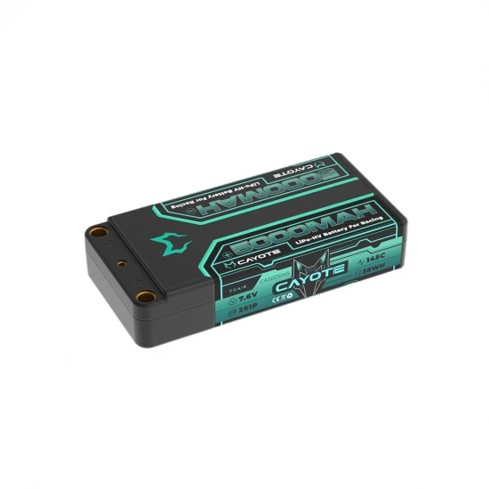 CAYOTE LiPo 5000mAh HV Shorty 7.6v 19.8mm 179g
