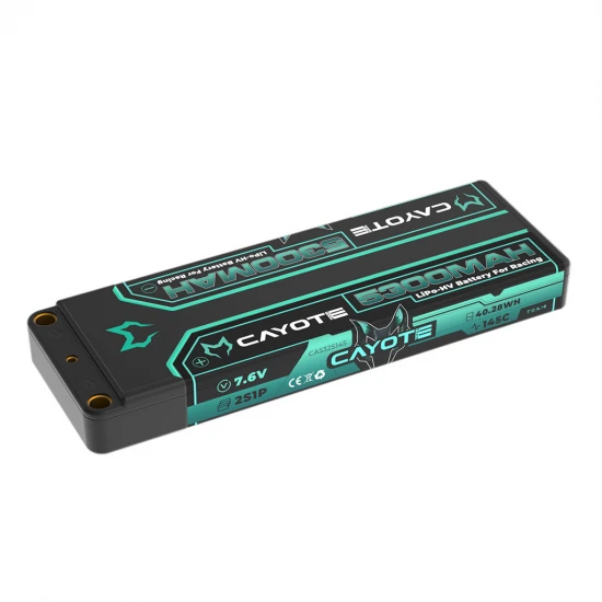 CAYOTE LiPo 5300mAh HV Stick 7.6v 19.8mm 214g