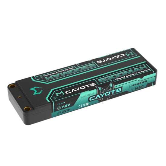 CAYOTE LiPo 6300mAh HV Stick 7.6v 18.4mm 226g