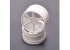 JC 6 Spoke 2.2 Rear White Wheel CAT/Coug 2K (2)