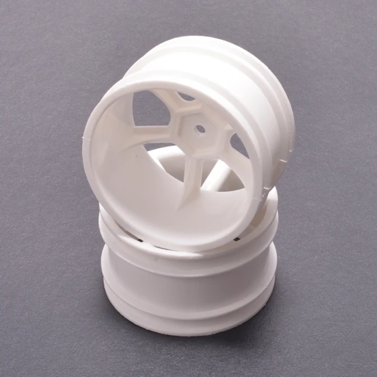 JC 6 Spoke 2.2 Rear White Wheel CAT/Coug 2K (2)
