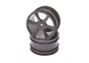 JC 6 Spoke 2.2 Rear Black Wheel CAT/Coug 2K (2)