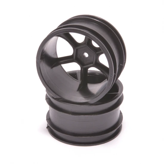 JC 6 Spoke 2.2 Rear Black Wheel CAT/Coug 2K (2)