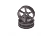 JC 6 Spoke 2.2 2WD Front Black Wheel Cougar 2K (2)