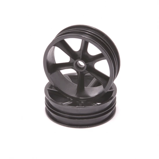 JC 6 Spoke 2.2 2WD Front Black Wheel Cougar 2K (2)