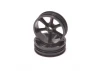 JC 6 Spoke 2.2 2WD Front Black Wheel Cougar 2K (2)